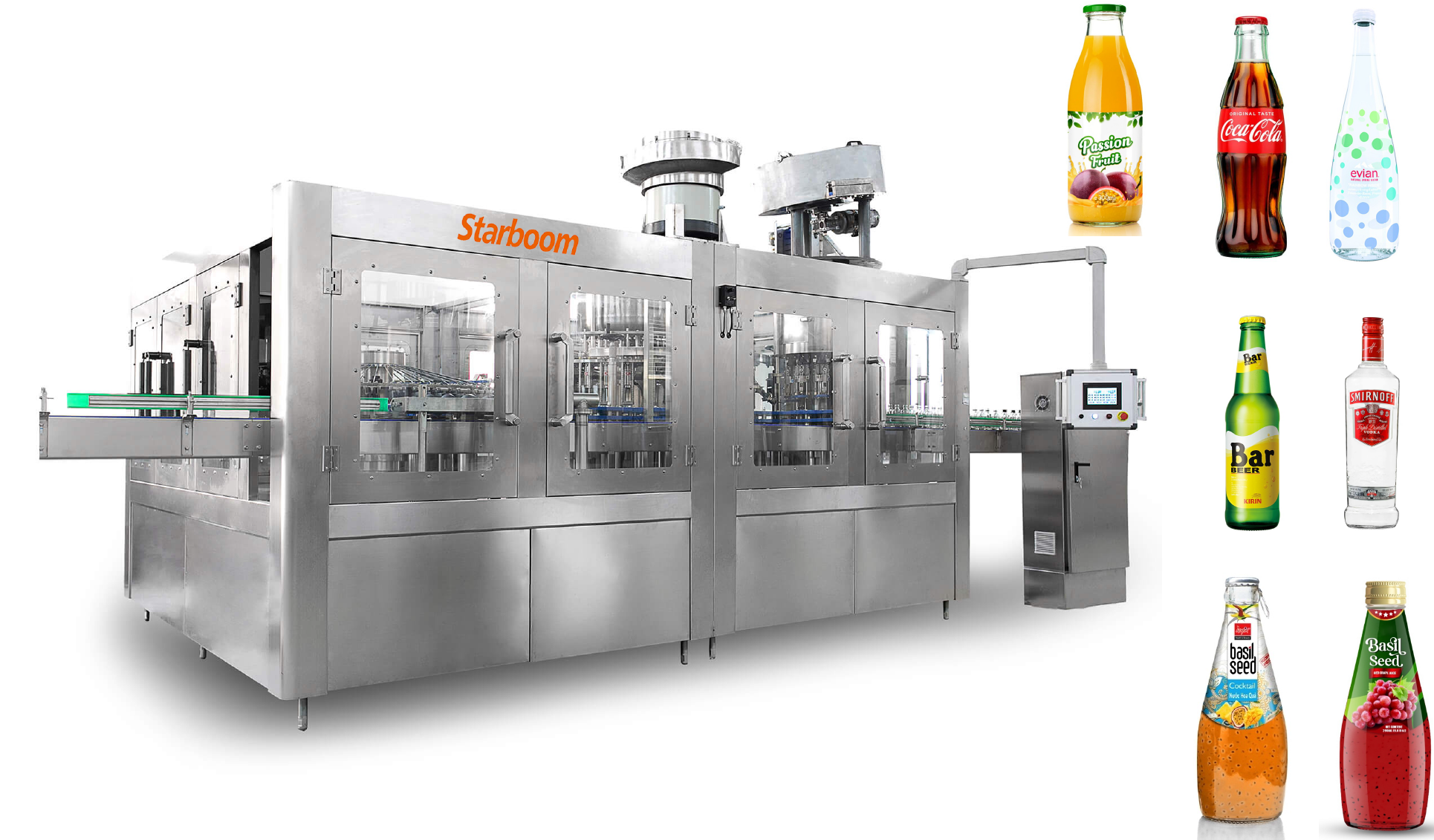 Glass Bottle Juice Filling Machine